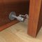 Rockwood 476 Cast Brass Wall Mounted Door Stop With Keeper Applied