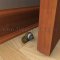 Rockwood 480 Heavy Duty Cast Brass Floor Mounted Door Stop, 1-5/8" Height, Applied