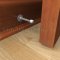 Rockwood 519 Smooth Baseboard Door Stop With Installation Stud Applied