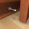 Rockwood 519 Smooth Baseboard Door Stop With Installation Stud Applied