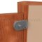 Rockwood Secret Gate Latch in US26D finish applied to interior door