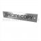Rockwood 670 Engraved Sign with Custom Text in US26 Finish