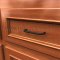 Rockwood Solid Wire Pull in US10B finish applied to interior surface 