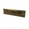 Rockwood Engraved Sign with Braille Translation in US10 finish 