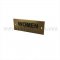 Rockwood Engraved Sign with Braille Translation-"WOMEN" in US10 finish