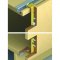 Hafele EKU A Regal 25 H Sliding System for Wooden Cabinet