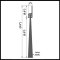 Product Specs of Barzen #SBS50 Door Bottom Sweep with 3" Brush