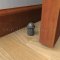 Deltana Round Universal Floor Bumper With Dome Cap Applied