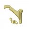 Deltana ZHRBB325 Hand Rail Bracket in Polished Brass Finish