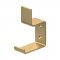 Deltana MH11 Coat and Hat Hook in Brushed Brass Finish