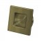 Deltana FPS234 Heavy Duty Flush Pull in Antique Brass Finish