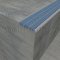Wooster Supergrit safety nosings and treads with no slip surface ,1.875" Width installed on concrete step