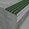 Dark Green Wooster Supergrit 133 on concrete step