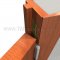 Installed on Wooden Frame, Open