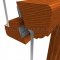 Doubled Flat Hook, Meeting Rail, Double Hung Windows
