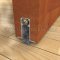 Lead Lined Mortised Aluminum Automatic Door Bottom #350X on Interior Wooden Door in Closed Position
