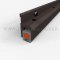 Zero #55FS-555FS Meeting Stile Stile with Solid Insert - Dark Bronze Anodized