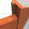 Neoprene Weatherstrip- Compressed Position