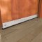 Aluminum Mill Finish Door Bottom Sweep with Polypropylene Brush by Pemko on Interior Wooden Pocket Door