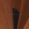 Close Up of Dark Bronze Anodized Door Gasket by Pemko on Wooden Door Stop