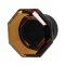 Amber & Black Bronze knob