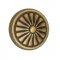 Hafele Keystone Collection Knob in Antique Satin Brass