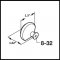 Product Specs for Hafele Keystone Collection Knob