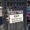 Locinox LMKQV2 / LMPQV2 Gate Lock installed on commercial estate gate