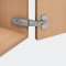Blum 71T7530N Cabinet Hinge installed on cabinetry