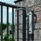 Locinox VERTICLOSE-2-WALL Gate Closer installed on gate