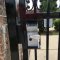 Locinox LFKQX1 Gate Lock installed on gate
