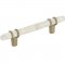 Marbleized White/Gold Champagne