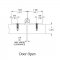 Markar FS910 Toilet Partition Hinge Product Specs