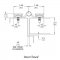 Markar FS102 Full Surface Aluminum Hinge Product Specs
