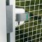 Locinox 3006PUSH Push Handle installed on keyed lock