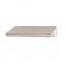 Hafele Brass Tab Collection Cabinet Pull in Satin Chrome