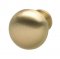 Hafele Windsor Collection Knob in Satin Brass