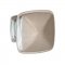 Hafele Keystone Collection Square Knob in Satin Nickel