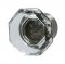 Clear & Satin Nickel