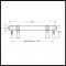 Product Specs for Deltana P310 Cabinet Pull