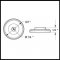 Product Specs for Deltana BPRC100 Knob Base Plate