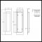 Product Specs for Deltana FP7178 Flush Pull
