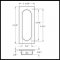 Product Specs for Deltana FP222 Flush Pull