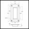 Product Specs for Deltana FP155 Flush Pull