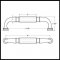 Product Specs for Deltana DP2574 Door Pull