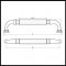 Product Specs for Deltana DP2575 Door Pull