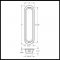 Product Specs for Deltana FP828 Flush Pull