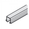 Hafele Upper Track for Gluing into Groove Drawing