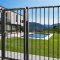 Locinox LMKQV2 / LMPQV2 Gate Lock installed on villa gate