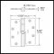 Product Specs of Cam Lift Hinges #953